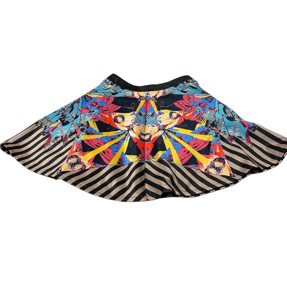 Whimsical colorful Y2K Mini Skater Skirt